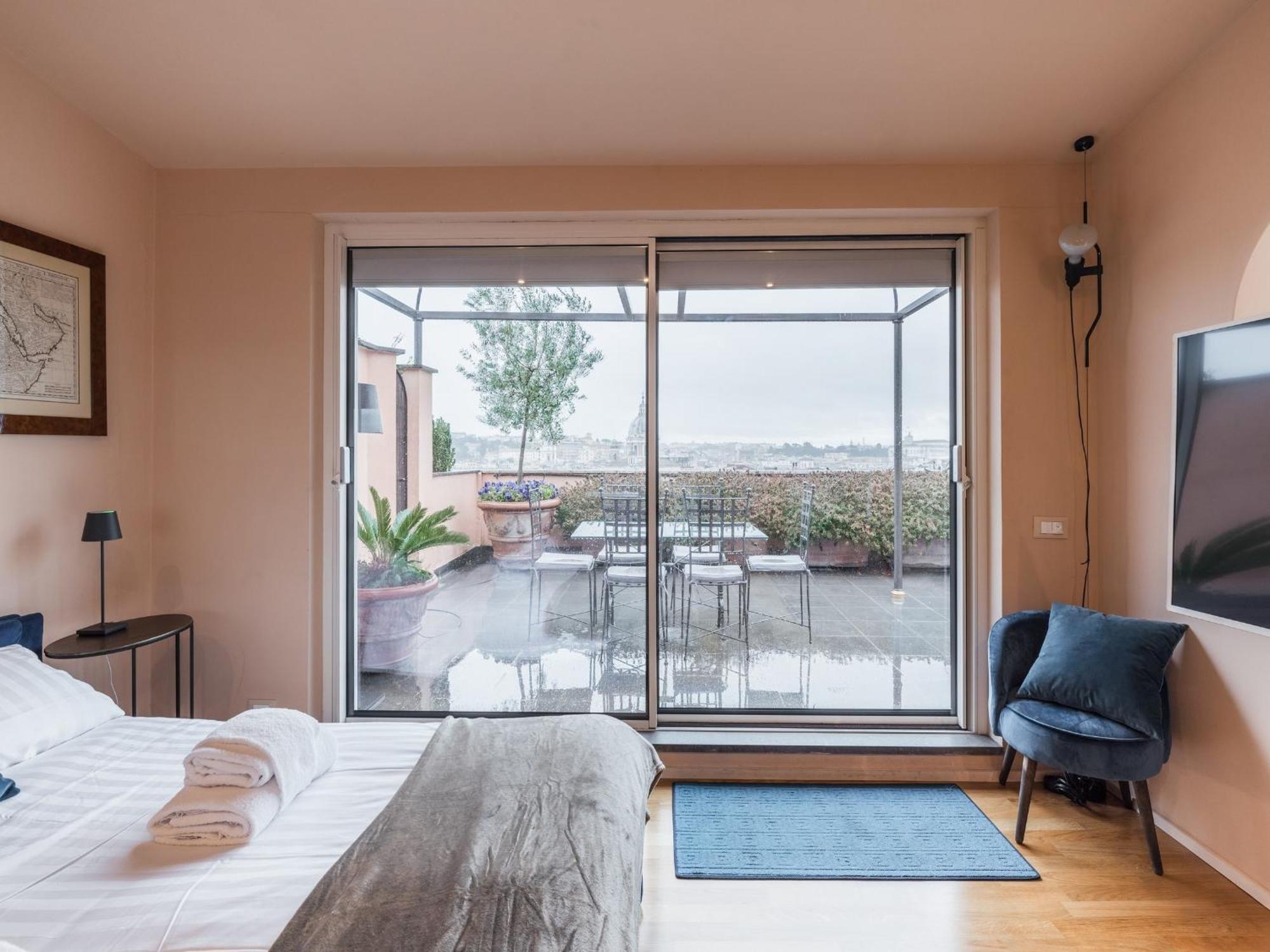 Apartamento The Rent - Spacious With Terraces With Panoramic View Of Roma